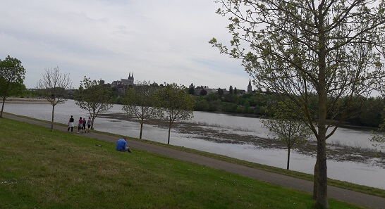 angers sur la loire à vélo