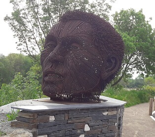 sculpture loire à vélo