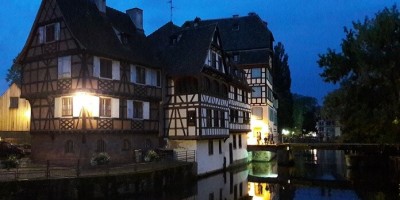 petite france de nuit strasbourg