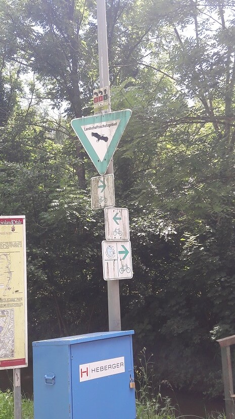 signalisation eurovelo 15