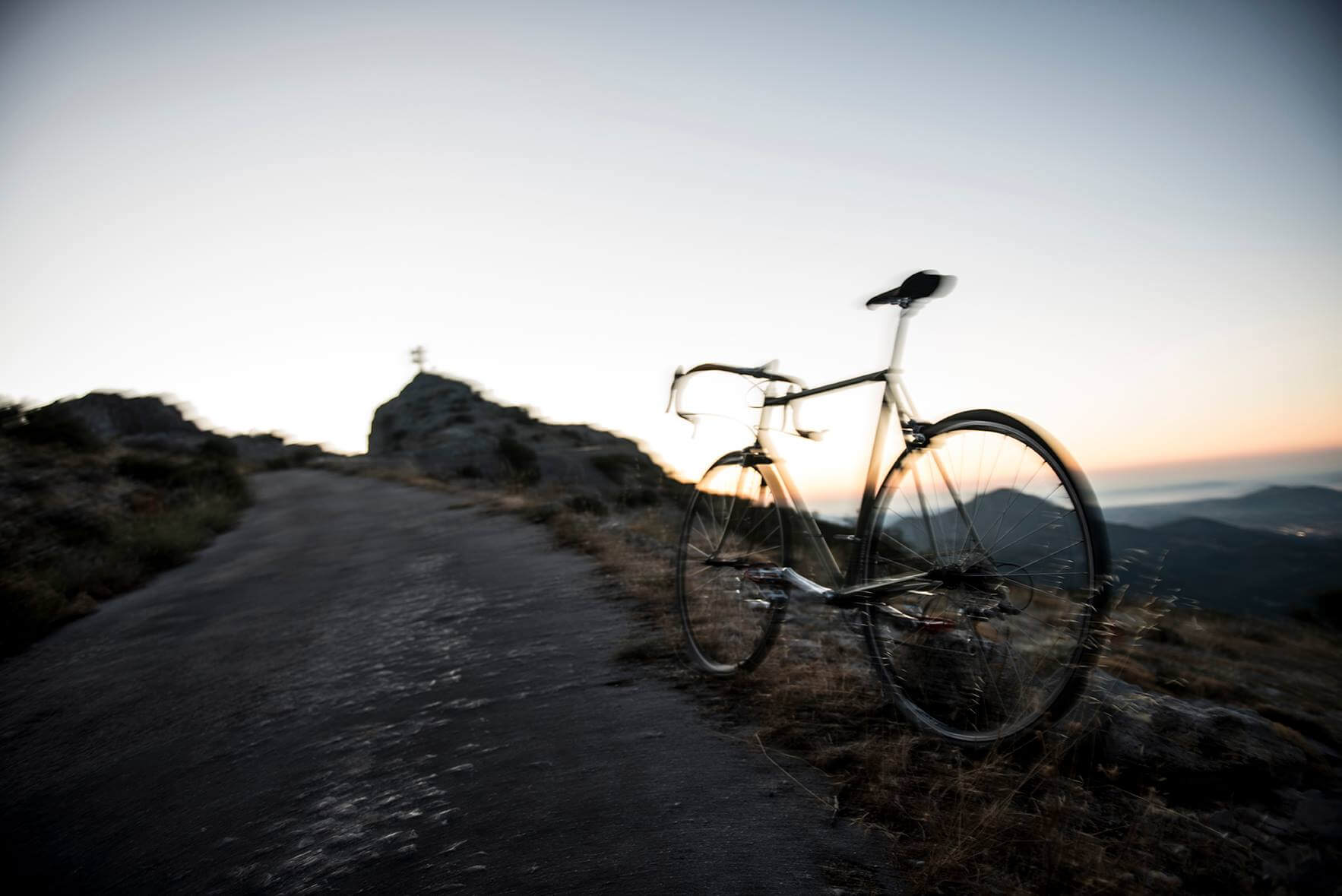 velo sur la route