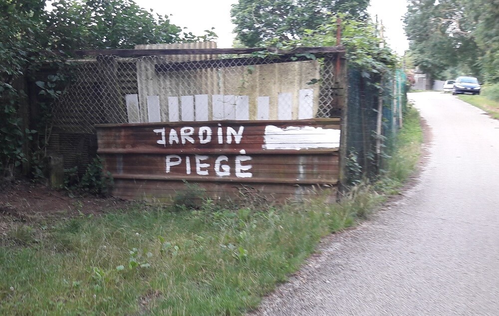 jardin piégé loire à vélo