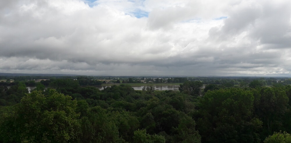 vue sur la loire à vélo