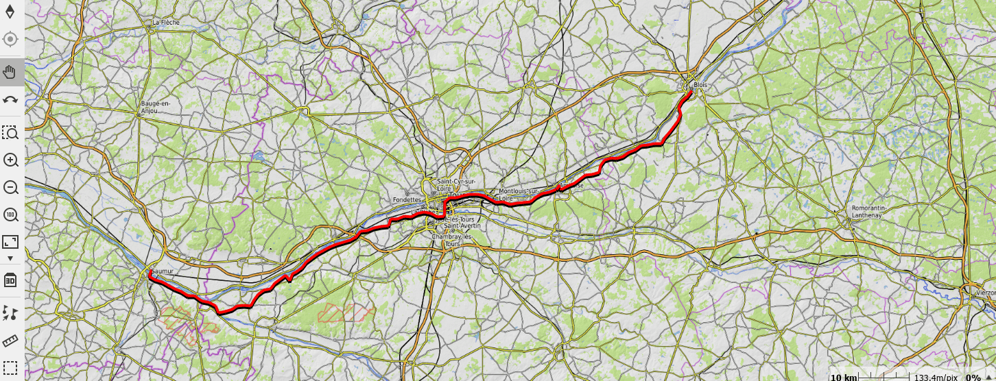 parcours gps velo